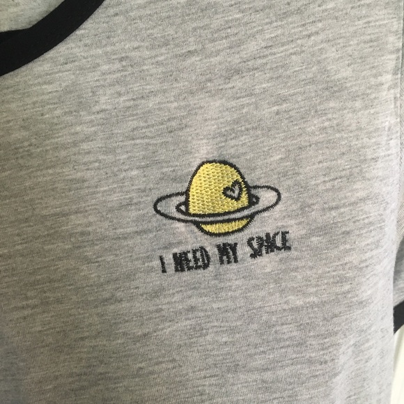 Forever 21 Tops - Need My Space Embroidered Crop Top Forever 21